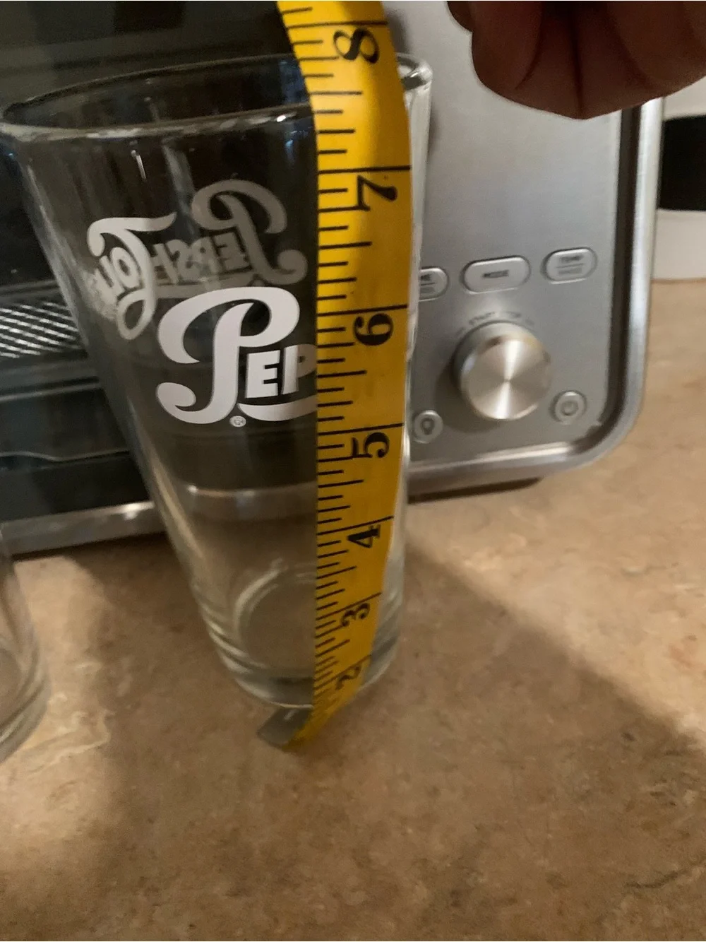 Vintage Pepsi-cola Clear Glass Drinking Tumblers - Set of 2